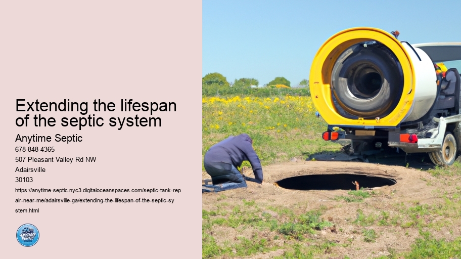 Extending the lifespan of the septic system